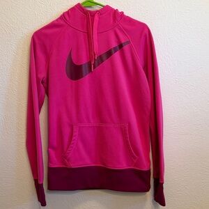 💕💕💕BOGOHO💕💕💕Nike Fuchsia Hoodie with Iconic Swoosh-Small